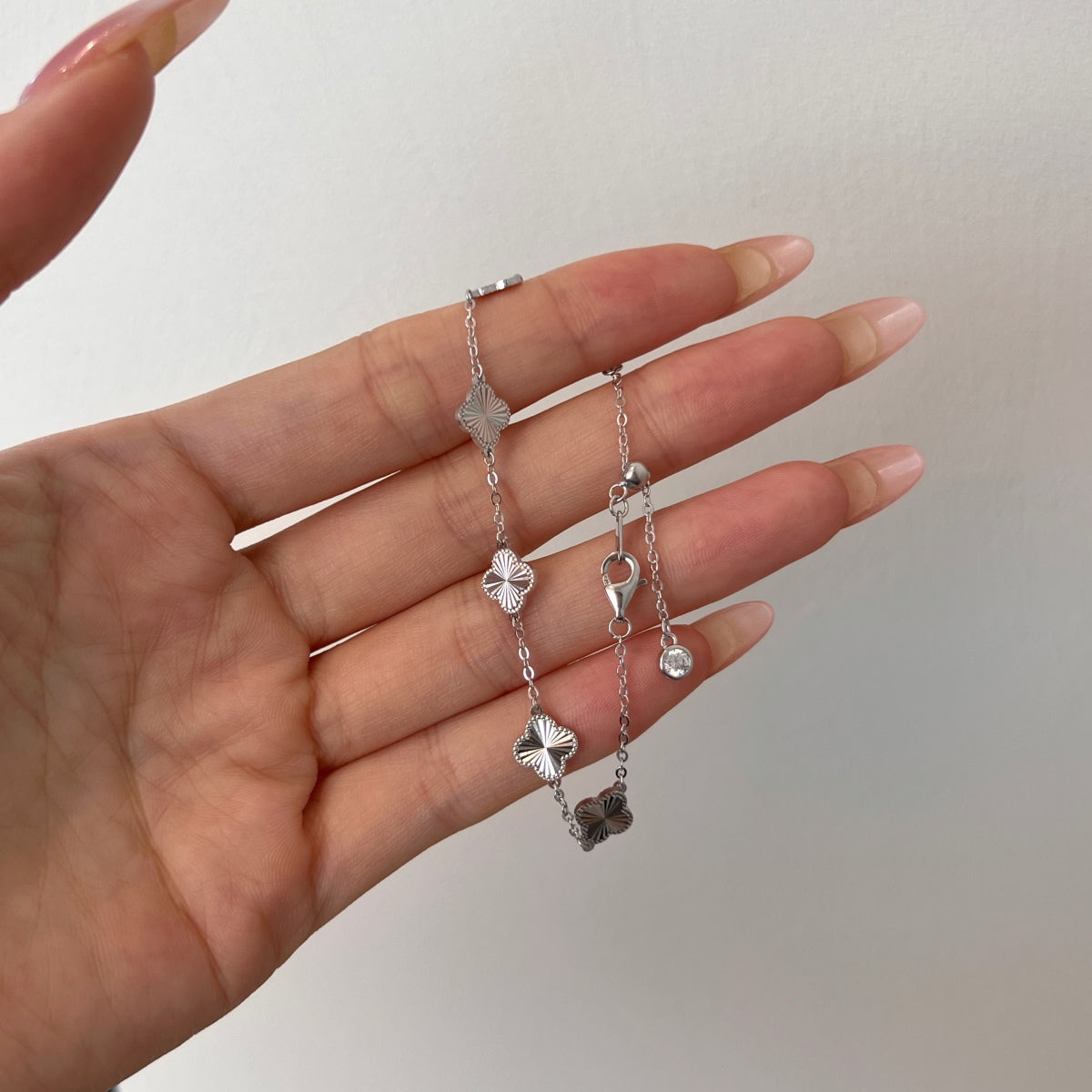 Kleeblatt Armband Silber – Armband mit Kleeblatt Schmuck