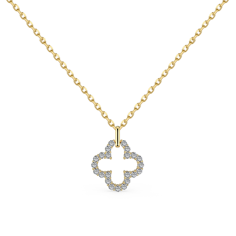 Naomi Clover Pendant Necklace