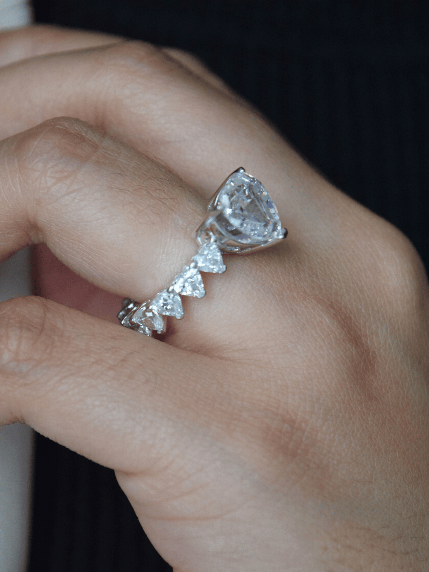 Damaris Herz Verlobungsring - Geonea