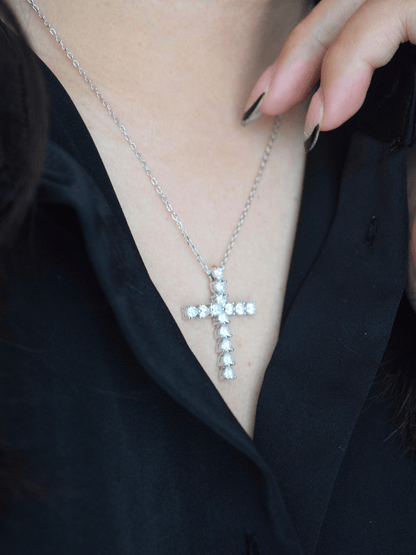 Emunah Kreuz-Herz Halskette - Geonea