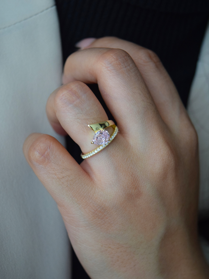 Noemi tropfenförmiger Ring - Geonea