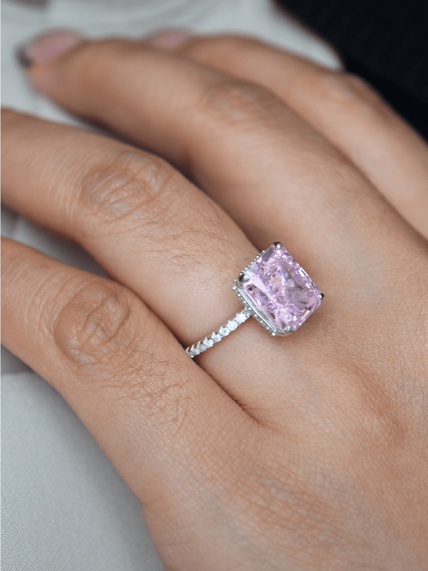 Tamara Verlobungsring Zirkon - Geonea