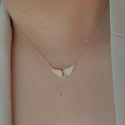 Geofriah Angel Wing Necklace