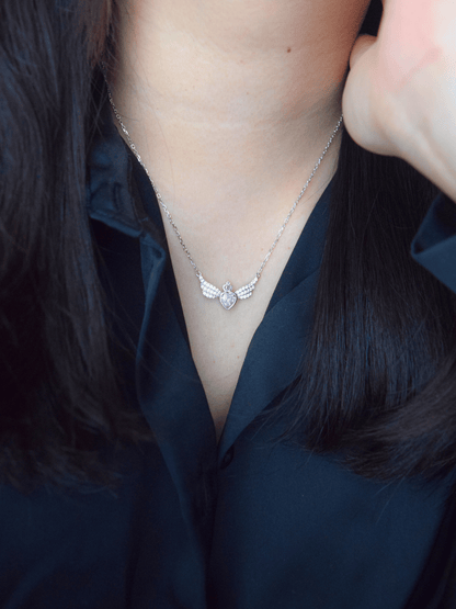 Hodiah Engelsflügel Halskette - Geonea