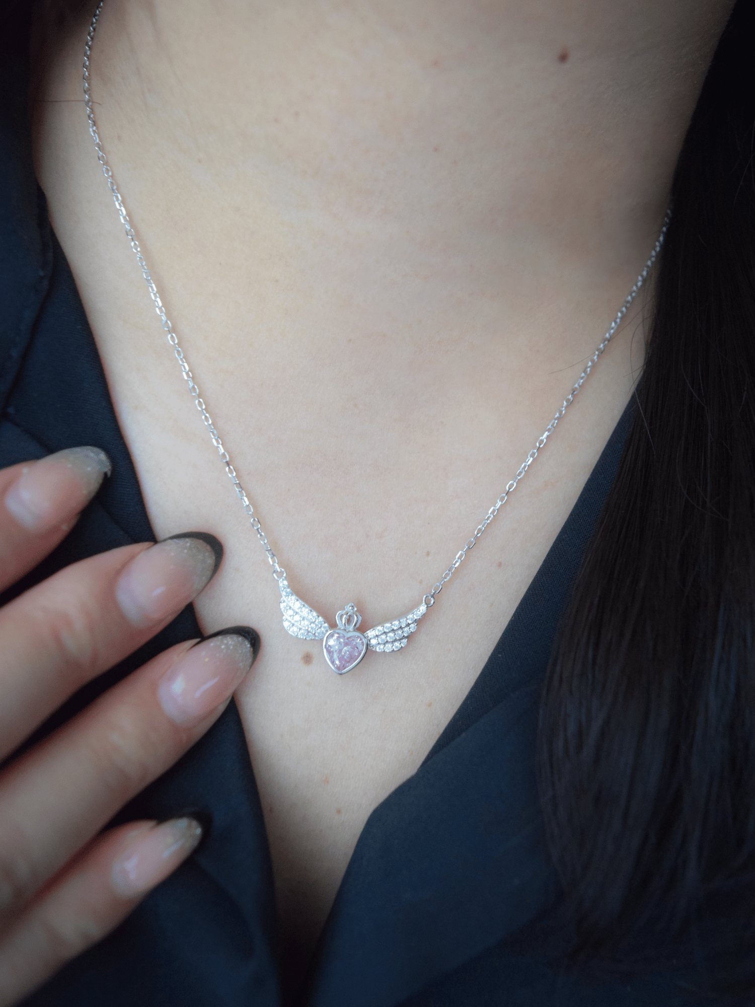 Hodiah Engelsflügel Halskette - Geonea