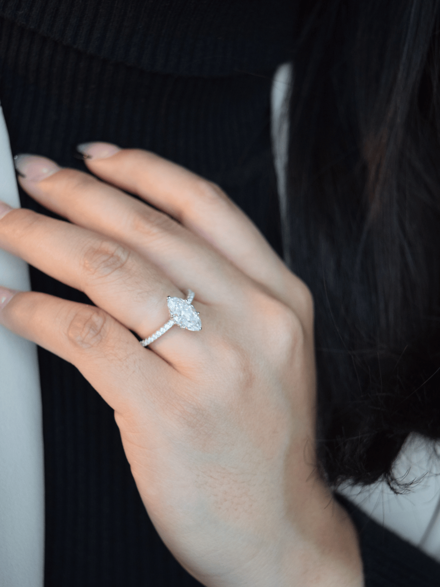 Talitha Marquiseschliff Verlobungsring - Geonea