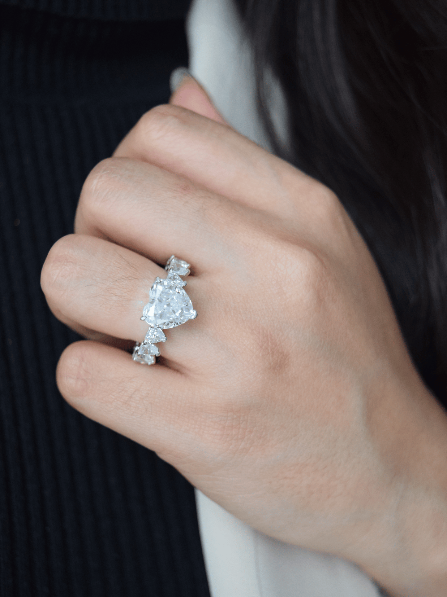 Damaris Herz Verlobungsring - Geonea