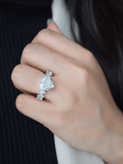 Damaris Herz Verlobungsring - Geonea