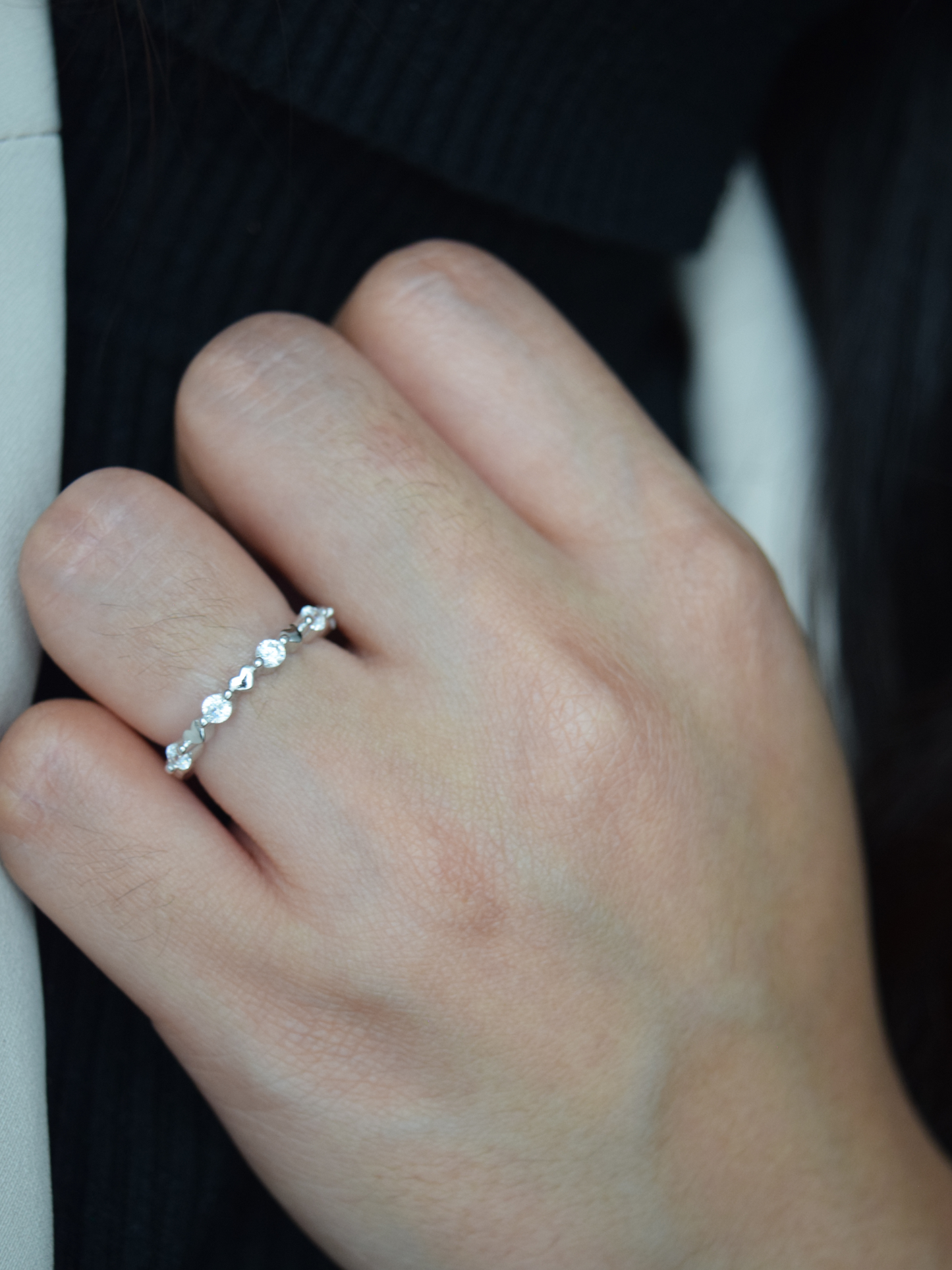 Aysha Eternity Ring - Geonea