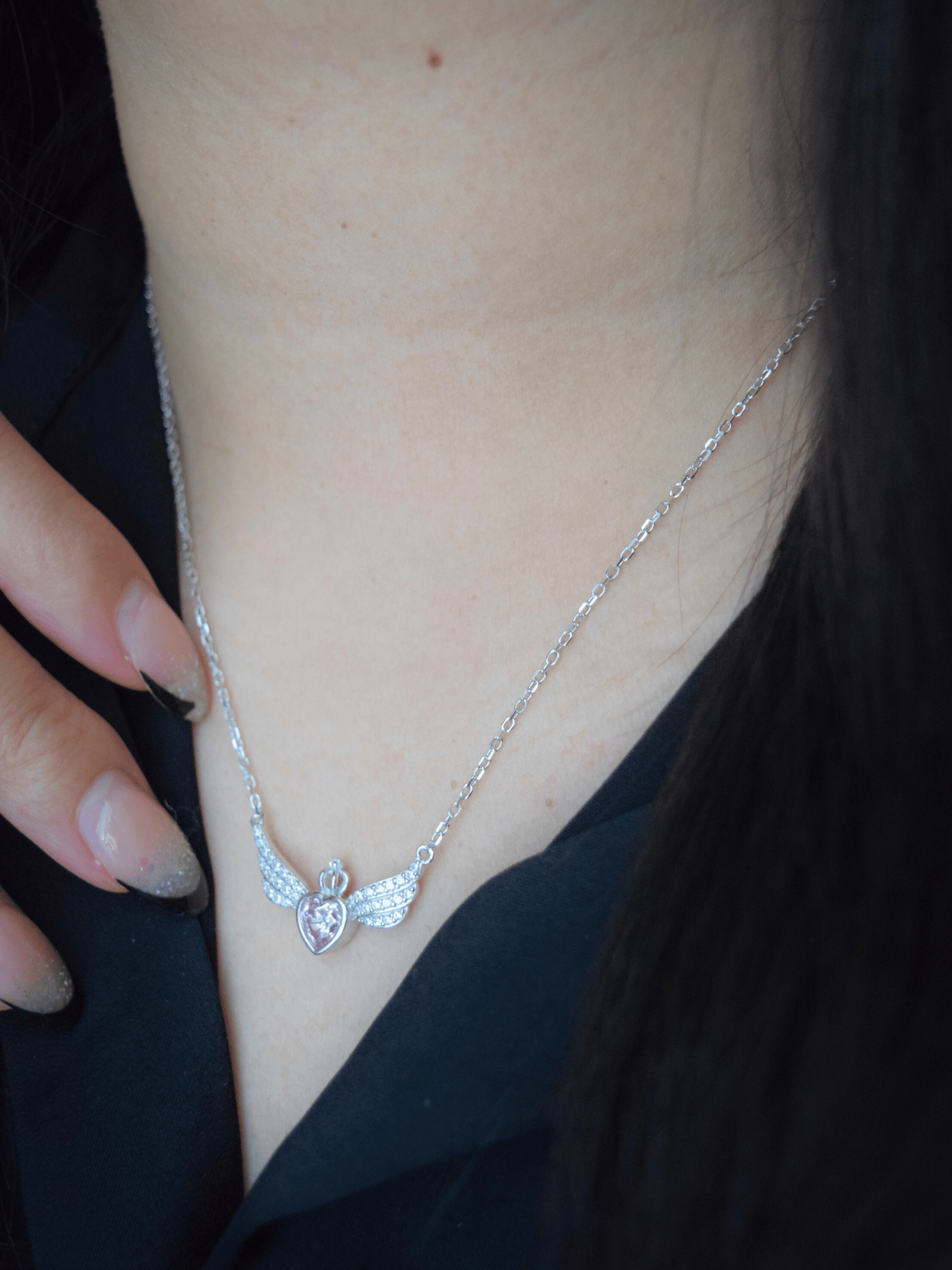 Hodiah Engelsflügel Halskette - Geonea