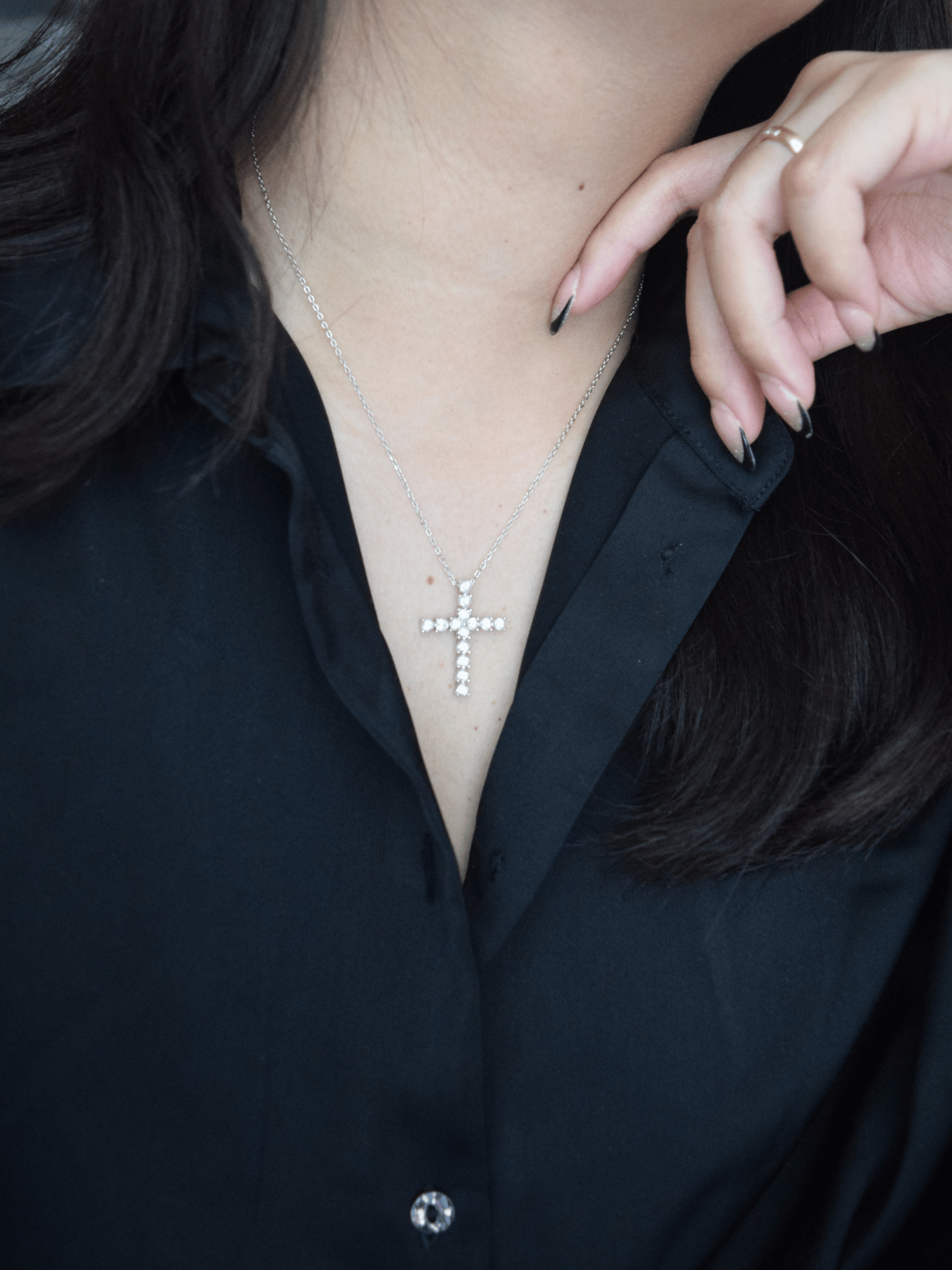 Emunah Kreuz-Herz Halskette - Geonea