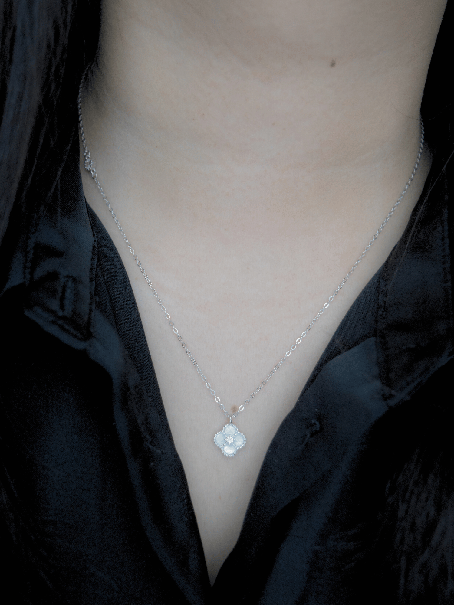 Calah Kleeblatt-Halskette - Geonea