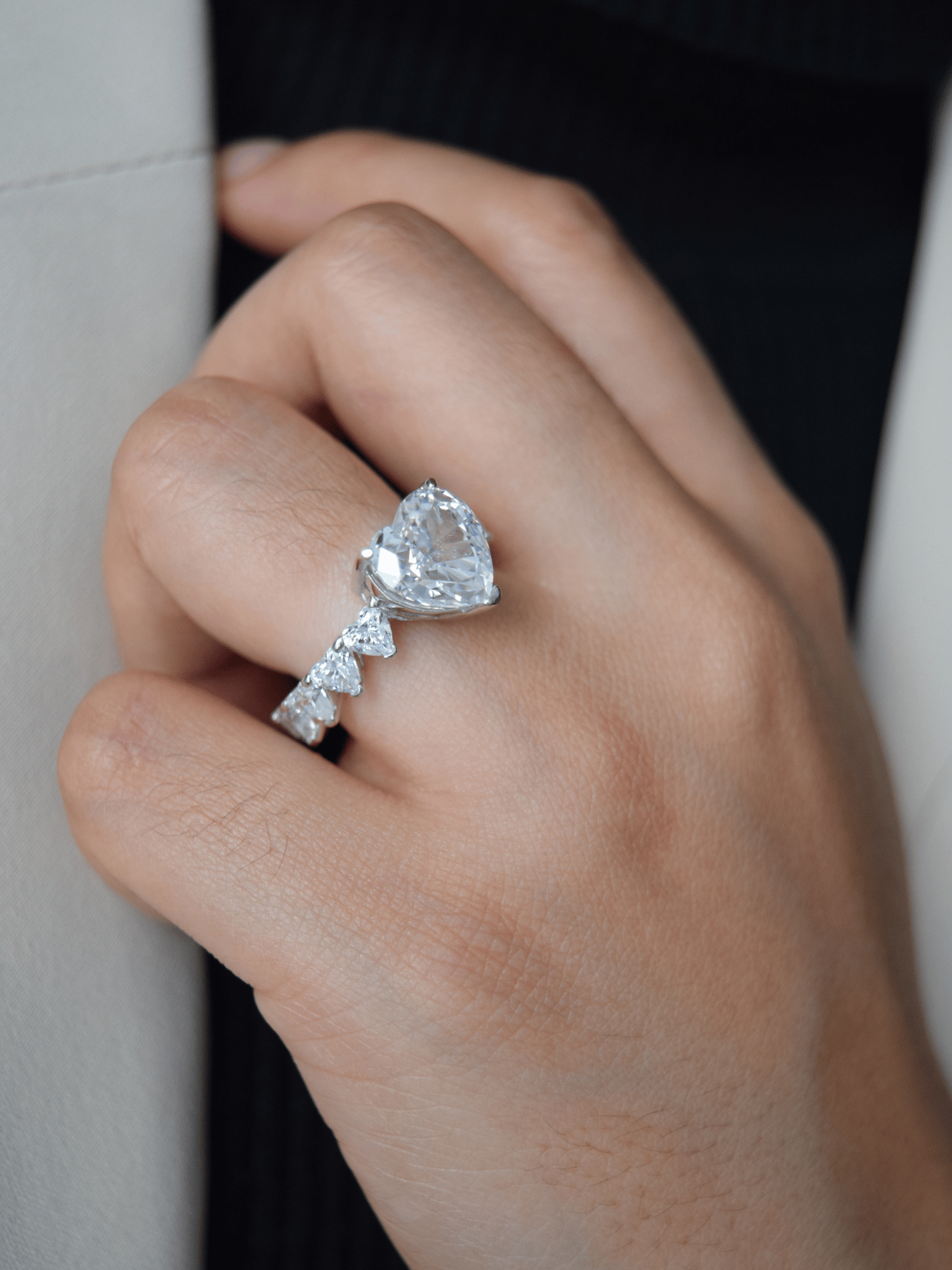 Damaris Herz Verlobungsring - Geonea