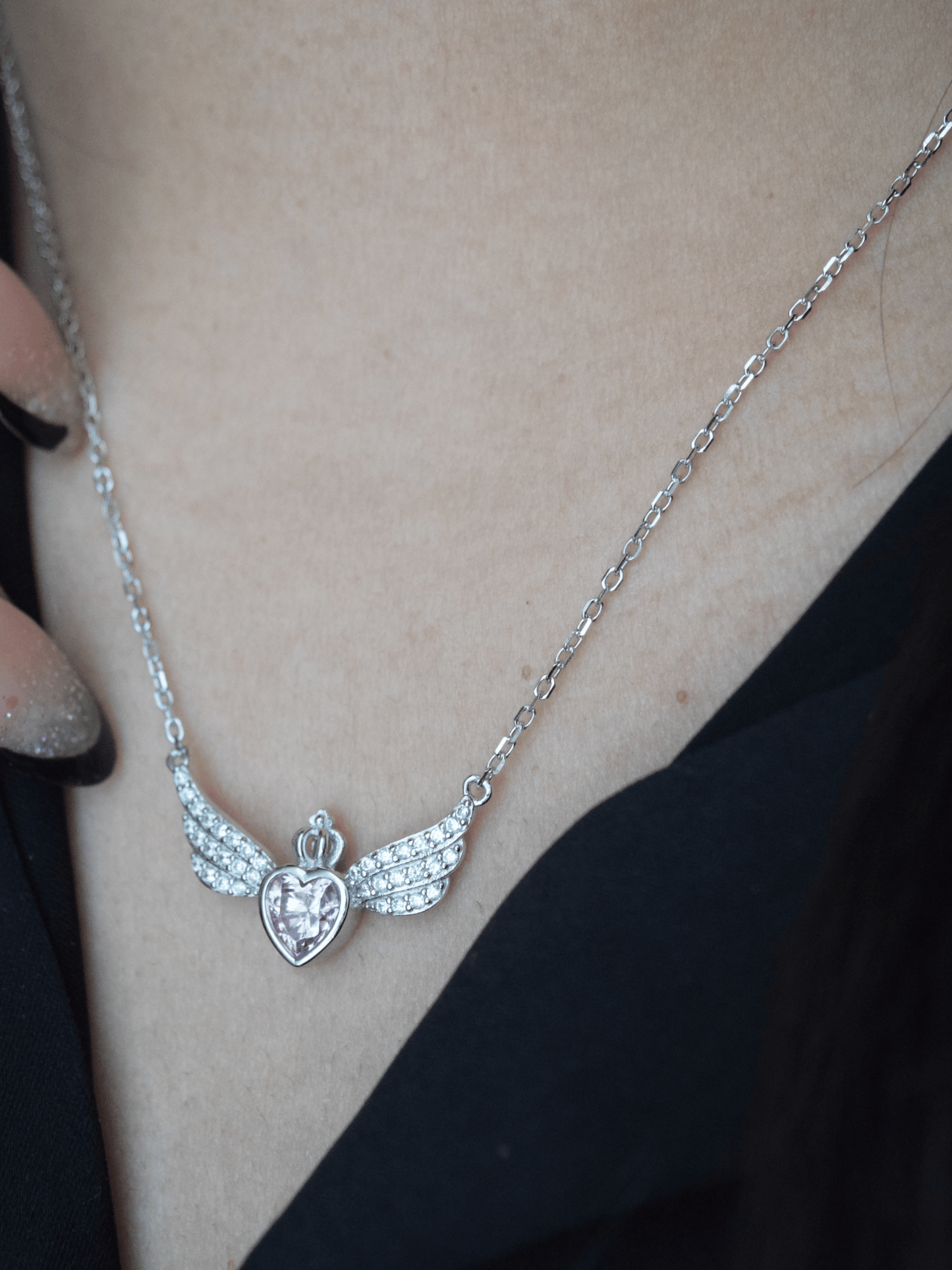 Hodiah Engelsflügel Halskette - Geonea