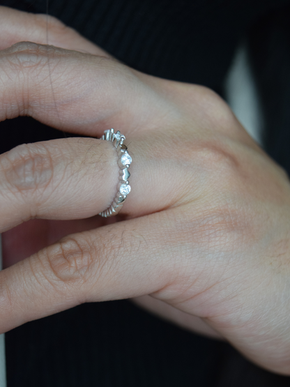 Aysha Eternity Ring - Geonea