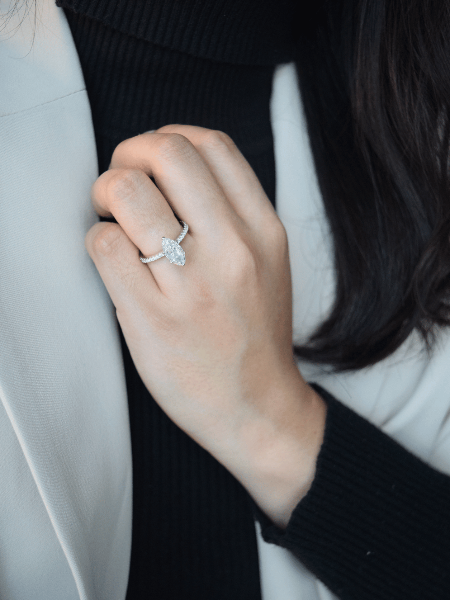 Talitha Marquiseschliff Verlobungsring - Geonea