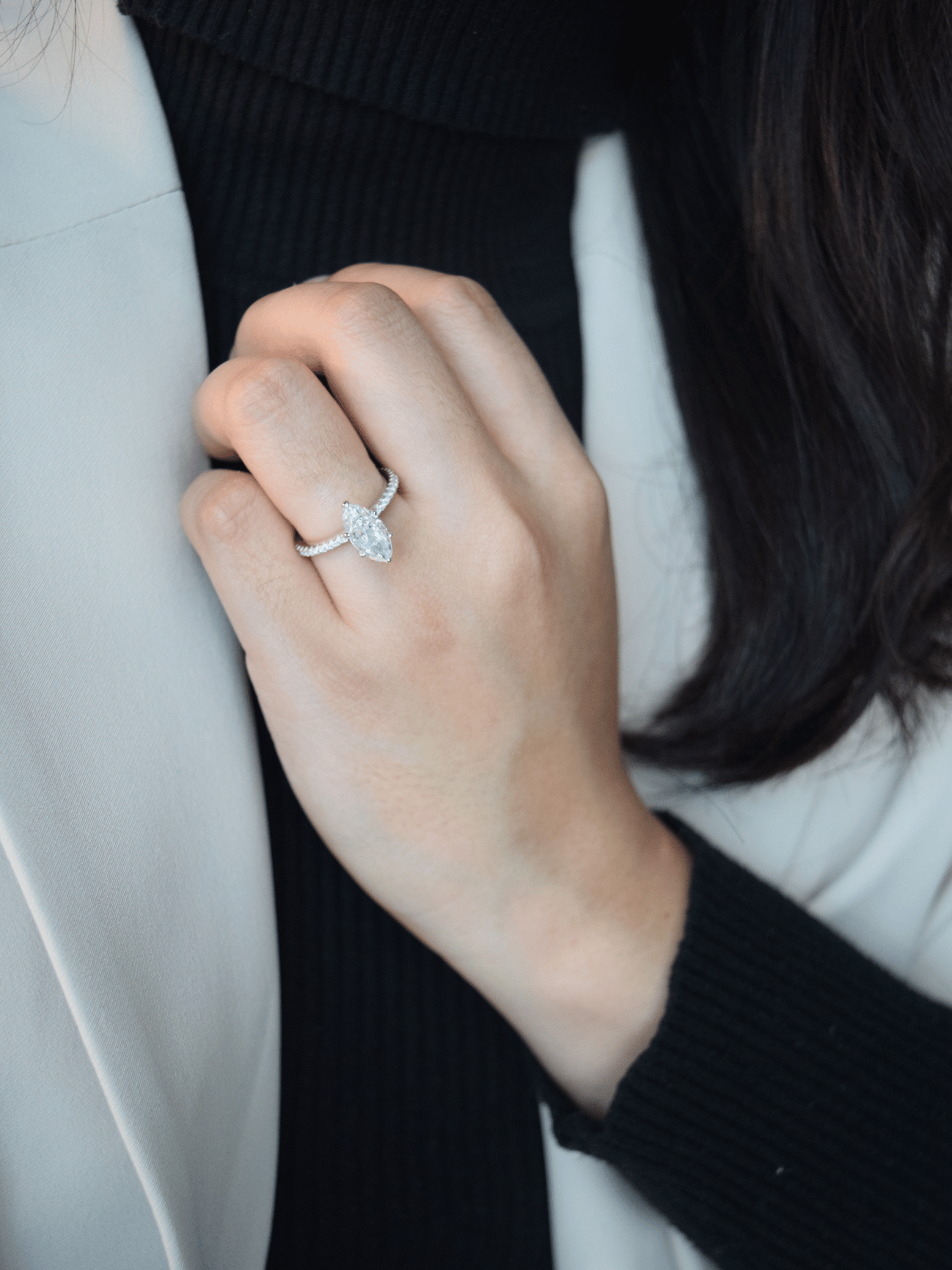 Talitha Marquiseschliff Verlobungsring - Geonea