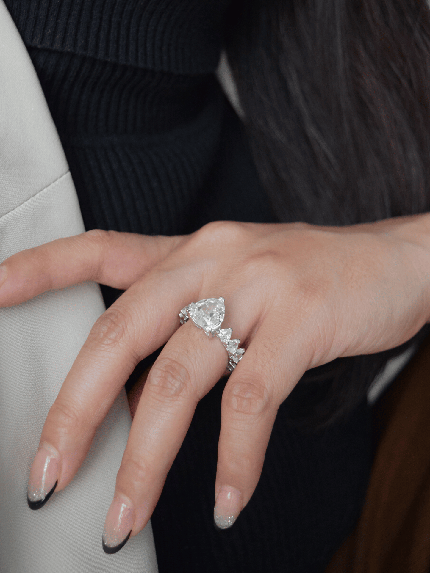 Damaris Herz Verlobungsring - Geonea