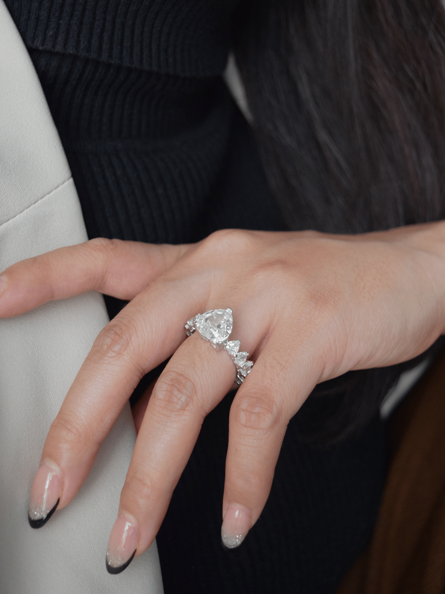 Damaris Herz Verlobungsring - Geonea