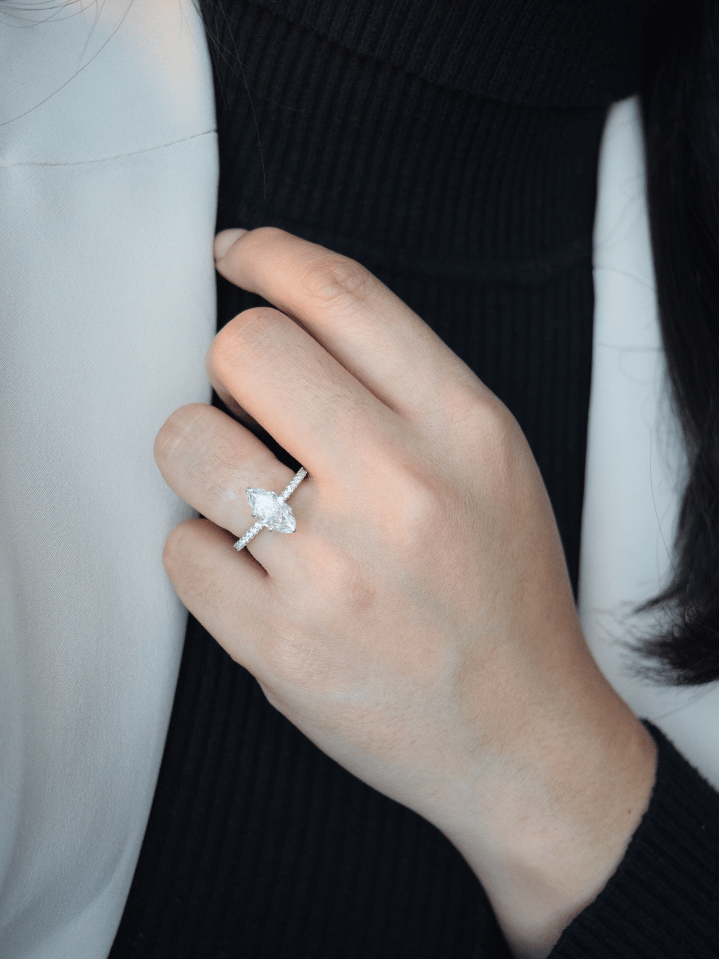 Talitha Marquiseschliff Verlobungsring - Geonea