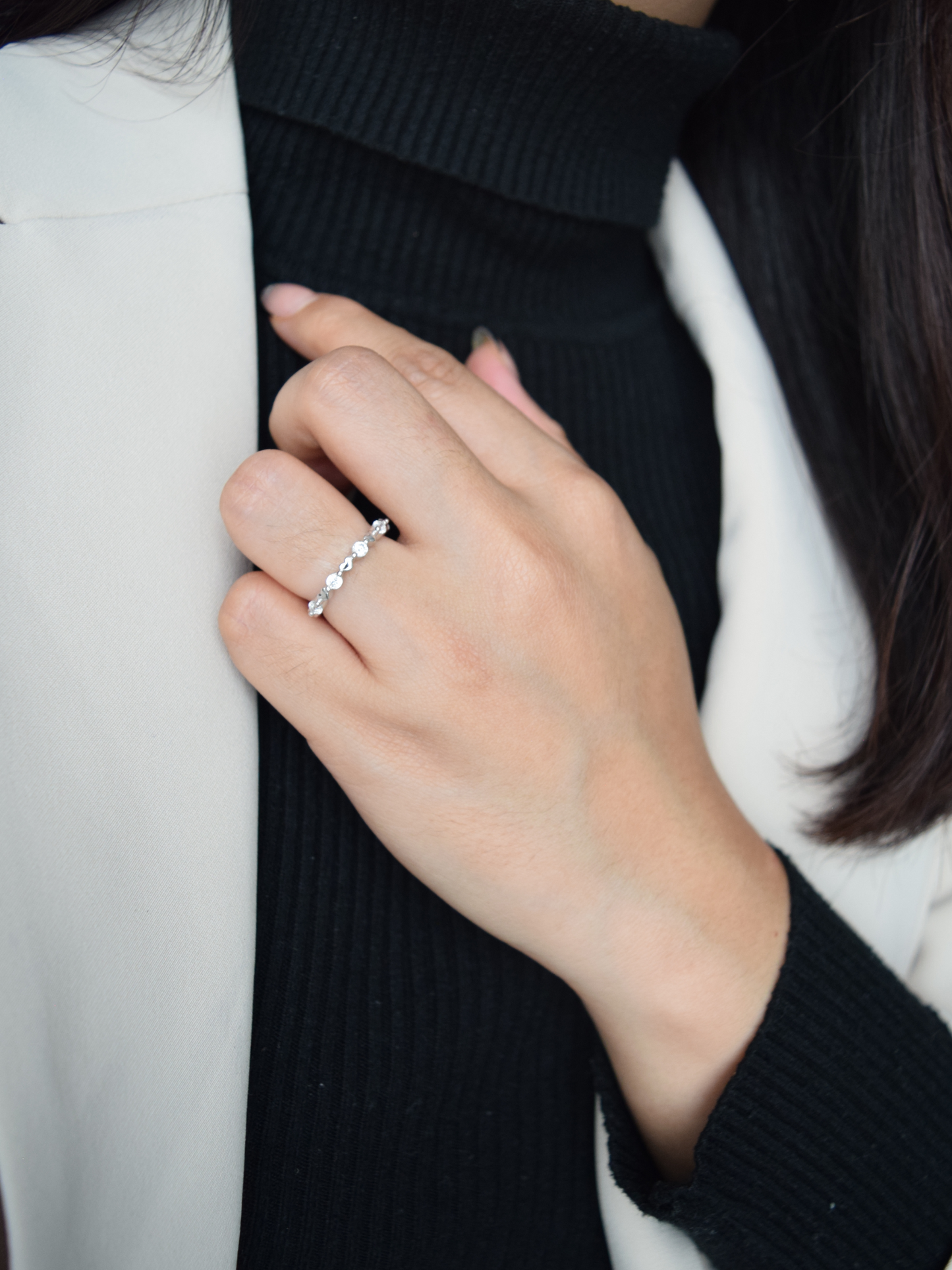 Aysha Eternity Ring - Geonea