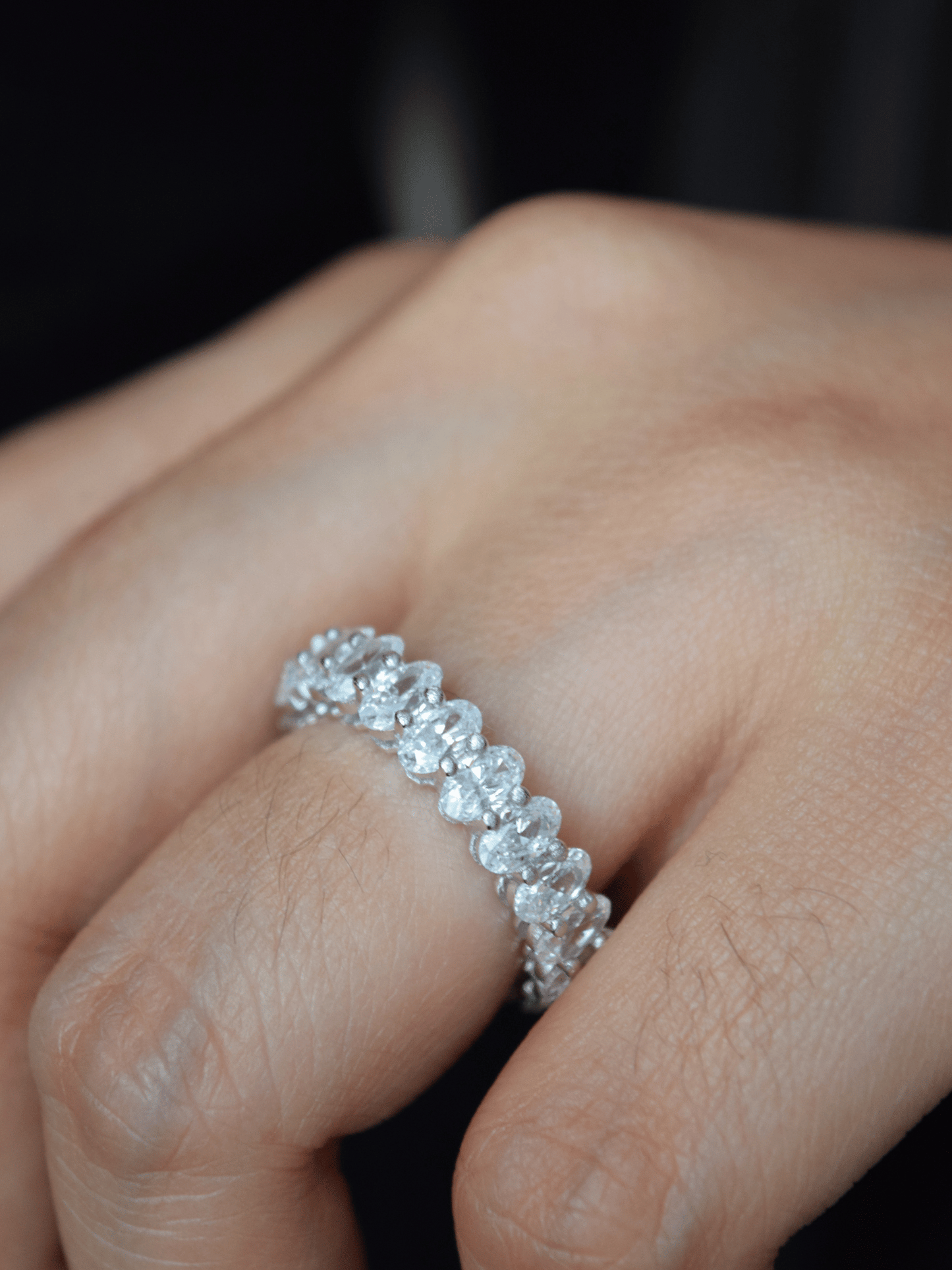 Zibiah Ring mit Baguette-Zirconia - Geonea