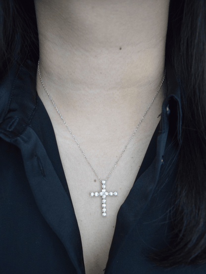 Emunah Kreuz-Herz Halskette - Geonea