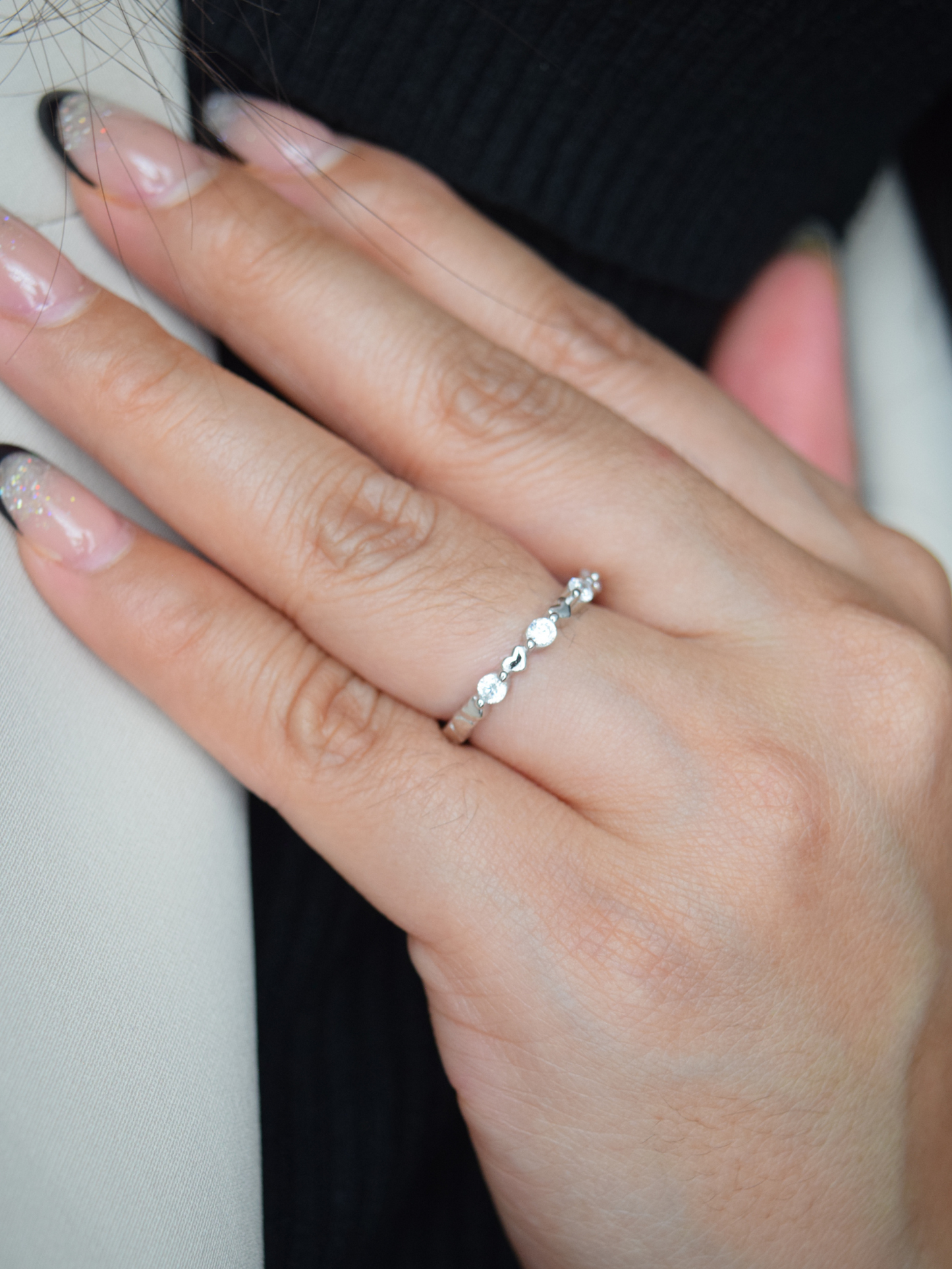 Aysha Eternity Ring - Geonea