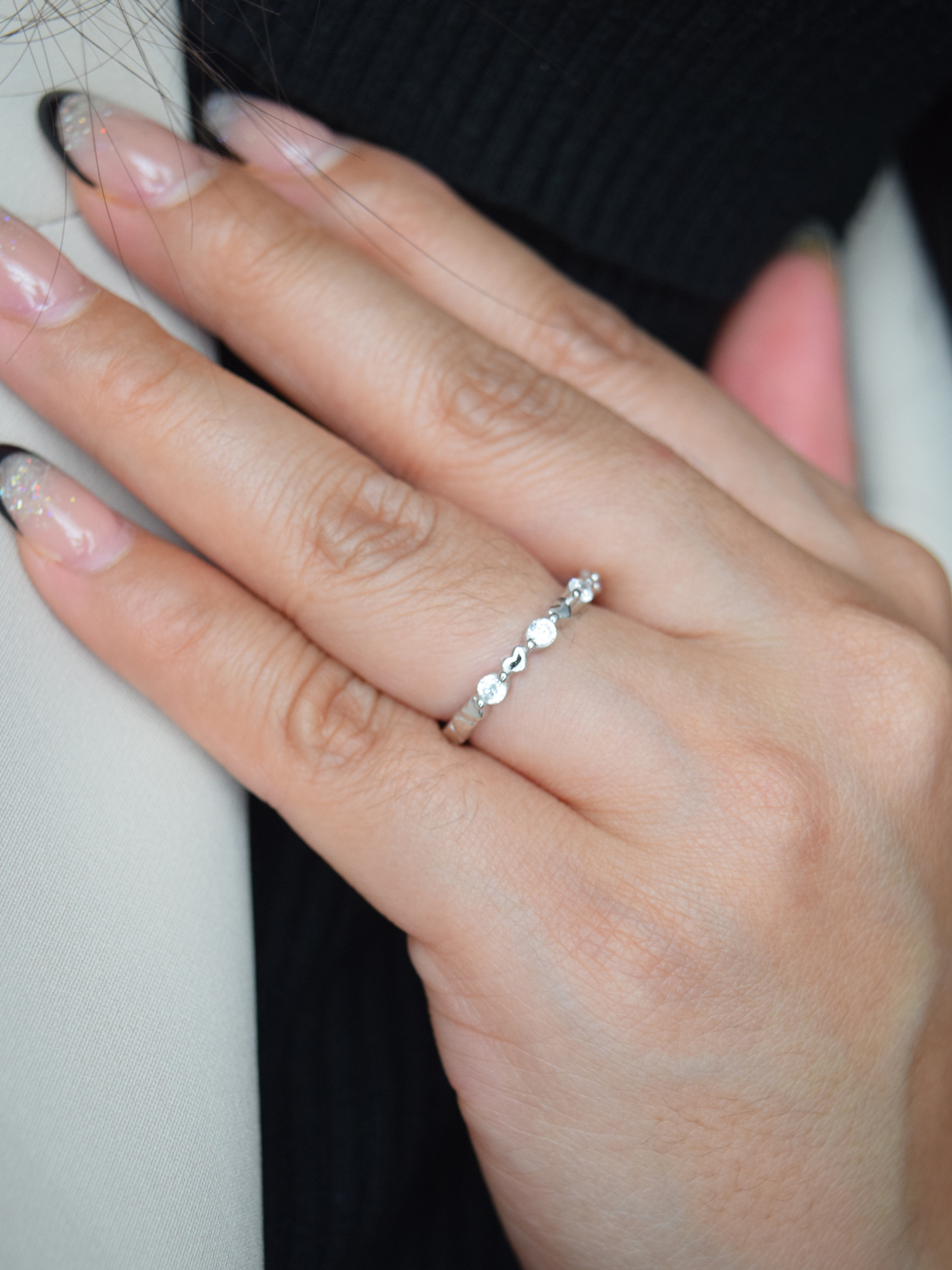 Aysha Eternity Ring - Geonea