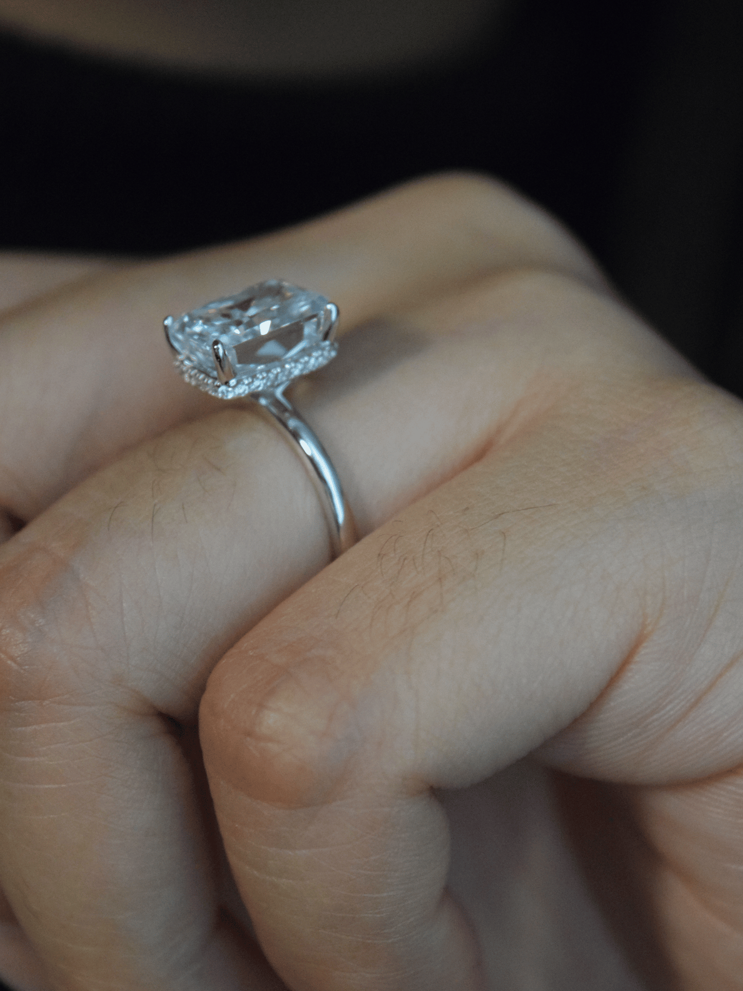 Atara Moissanite Engagement Ring