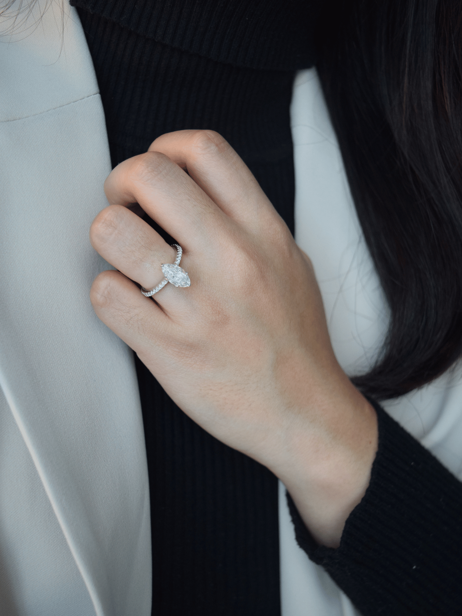 Talitha Marquiseschliff Verlobungsring - Geonea