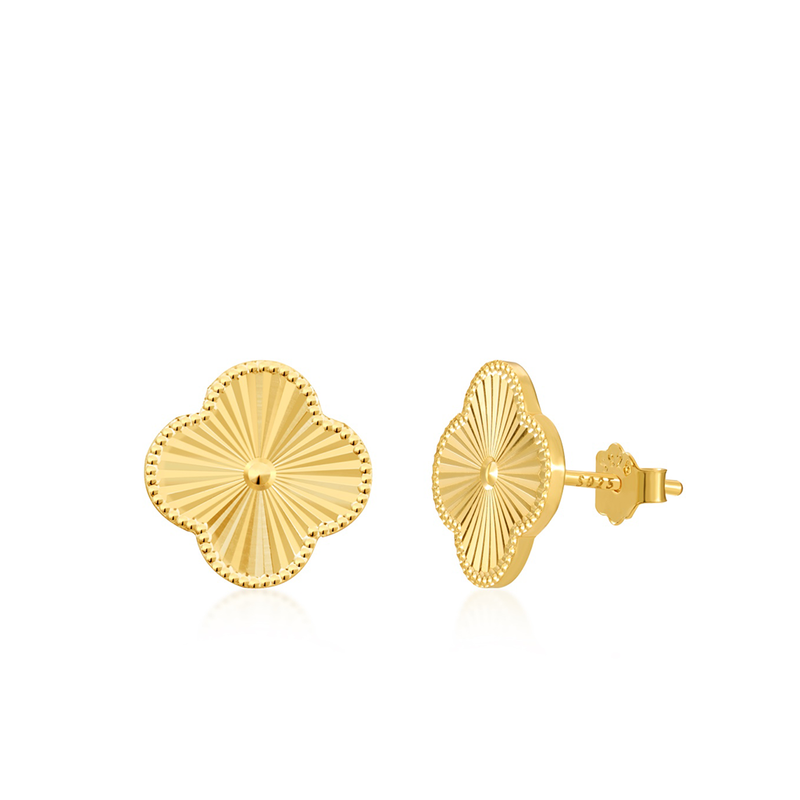 Talia Clover Stud Earrings
