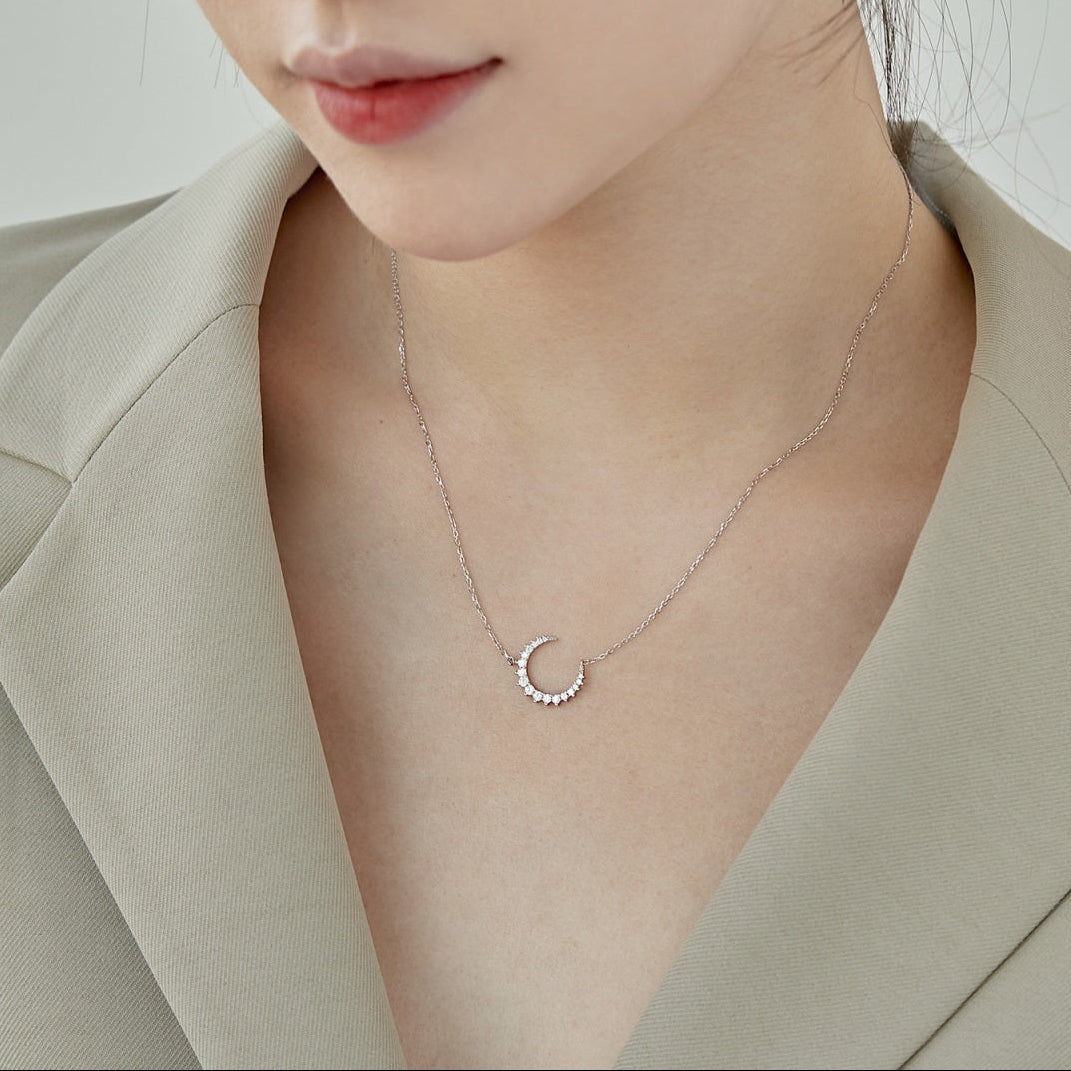 Mahlah Mondschein-Halskette - Geonea