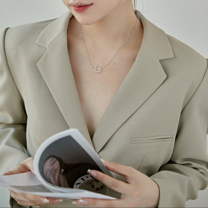 Mahlah Mondschein-Halskette - Geonea