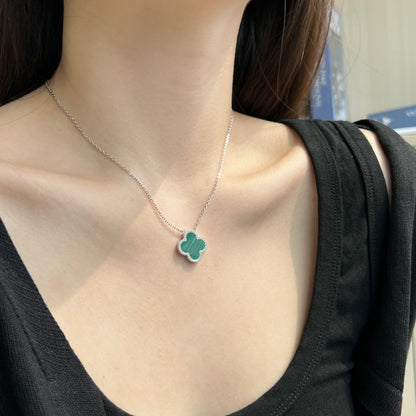 Kleeblatt Halskette -Zia Silber