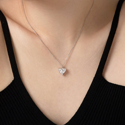 Micaiah herzförmige Zirkonia Halskette - Geonea